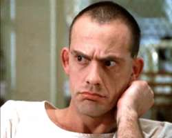 The actors spent several weeks studying the patients in a mental institute to prepare himself with the character Taber in the film 